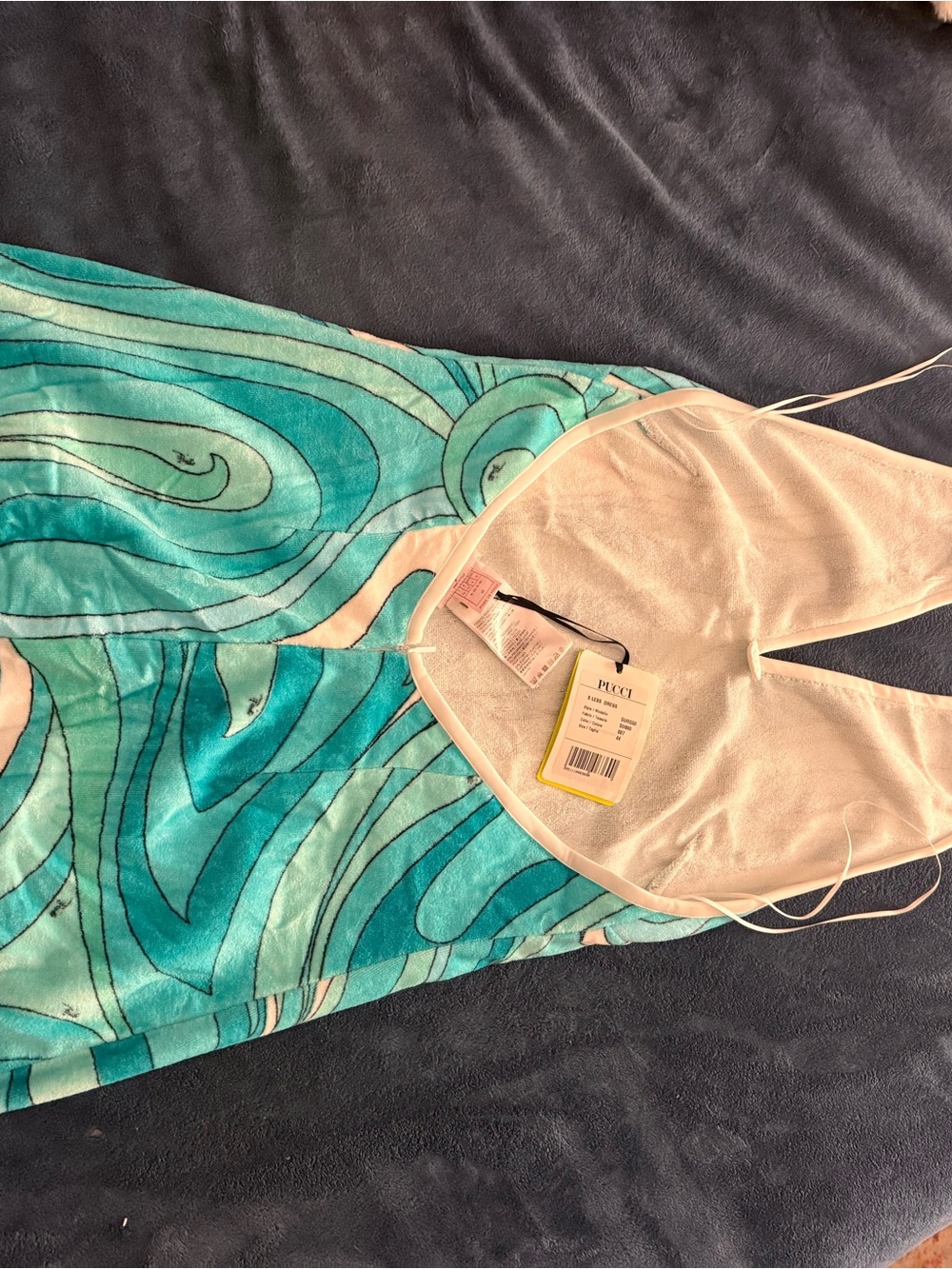 Emilio Pucci CottonTerry halter neck midi dress - Picture 3 of 8